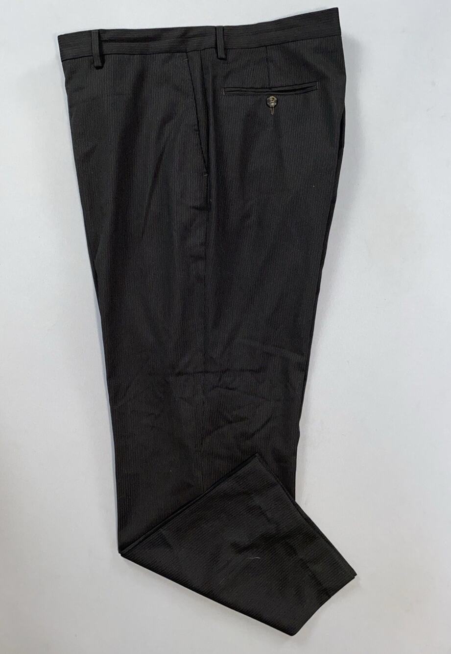 Versace Collection Vintage Flat Front Stretch Wool Dress Pants. Tag 58, 40X29